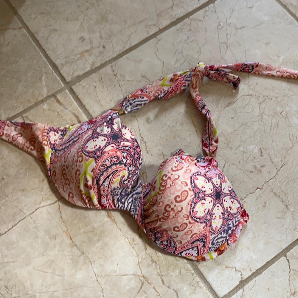 Paisley bikini top